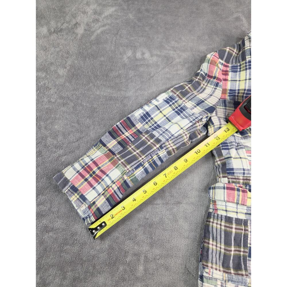Polo Ralph Lauren Patchwork Blazer Boys Size S (8) Madras Preppy Multicolor C37 - Picture 4 of 10